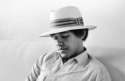 Obama wearing a fedora